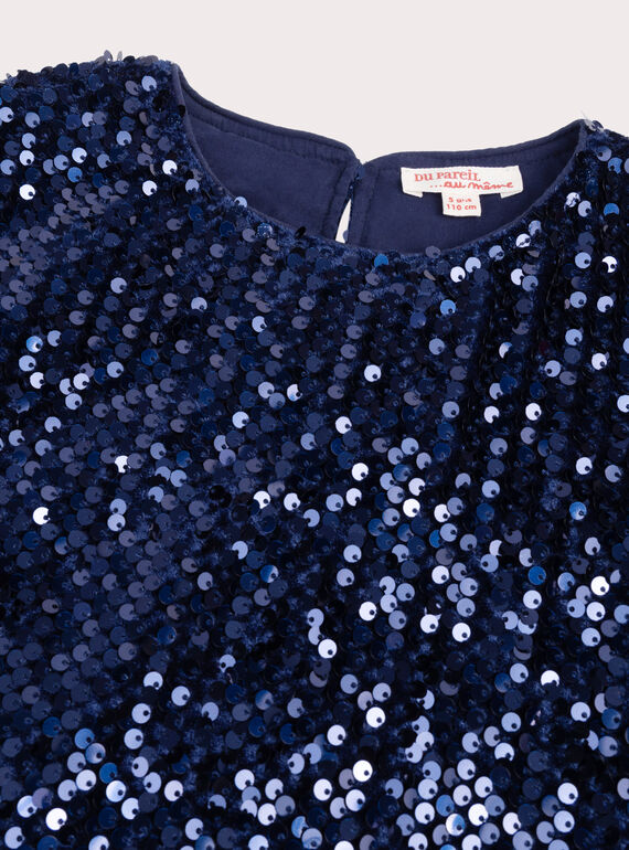 Navy TEE SHIRT LS VAWACHEM / 24W901T1TML070