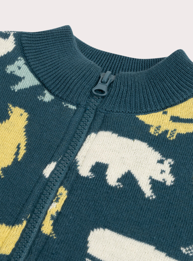 Navy KIDS CARDIGAN VOPERGIL / 24W902R1GIL715