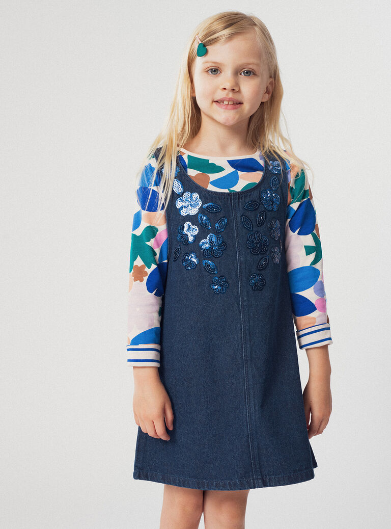 Dark denim DRESS Dark denim DRESS XABLUROB4 / 25W901N4ROBK005