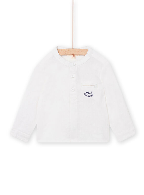 Baby boy white shirt NUSOCHEM / 22SG10Q1CHM000