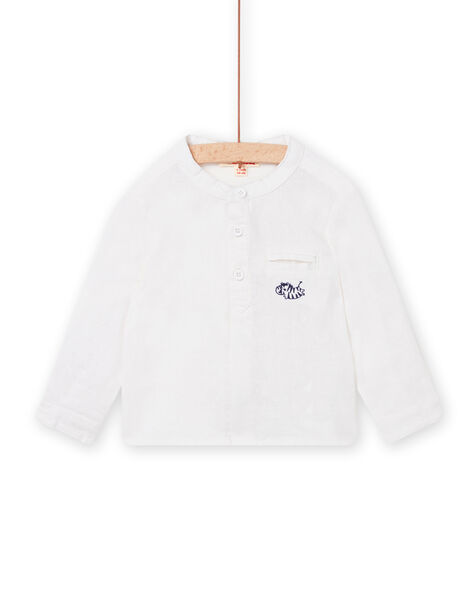 Baby boy white shirt NUSOCHEM / 22SG10Q1CHM000