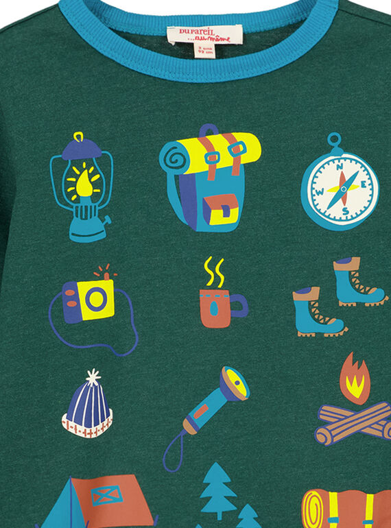 Green T-shirt GOTUTEE3 / 19W902Q1TMLG620