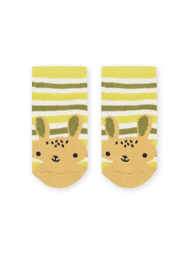 Socks with stripes and rabbit print Socks with stripes and rabbit print PYURHUCHO / 22WI10Q2SOQG604