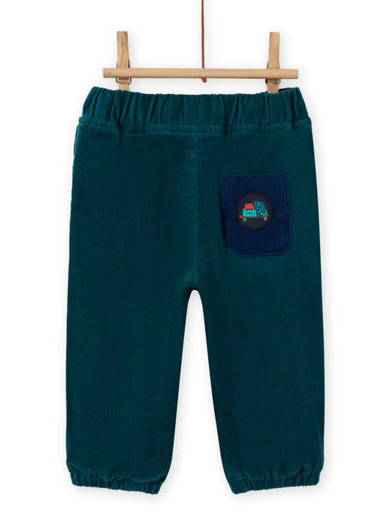 Baby Boy Corduroy Duck Blue Pants MUJOPAN1 / 21WG1011PAN714