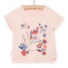 Pink T-shirt with baby girl fantasy animation