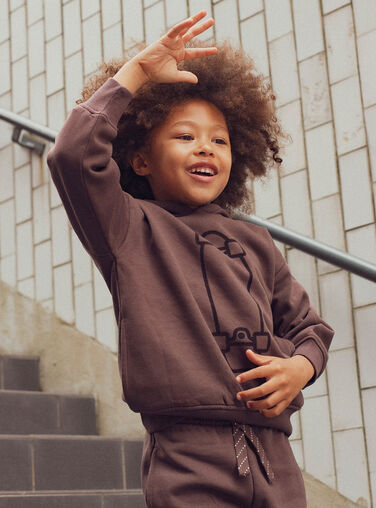 Brown JOGGING TOP XOJOJOH4 / 25W902E2JGH815