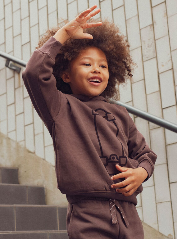 Brown JOGGING TOP XOJOJOH4 / 25W902E2JGH815