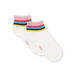 Striped ecru socks in Lurex® child girl