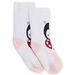 White socks with ladybugs and flowers birth girl