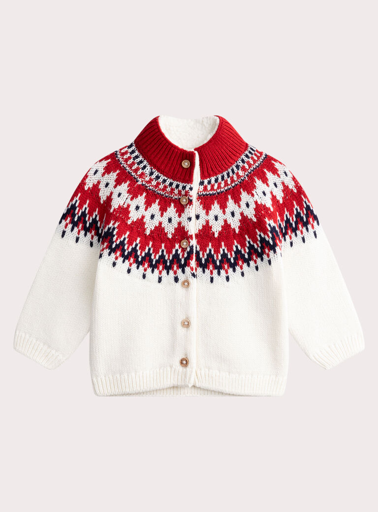 Off white KIDS CARDIGAN VUWAGIL / 24WG10T1GIL001