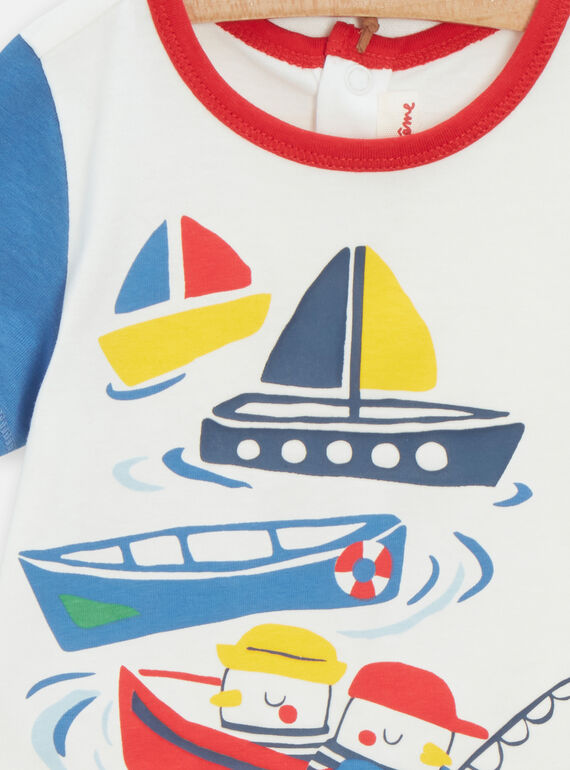 Baby Boy Boat T-Shirt TUCLUTI1 / 24SG10O1TMC001