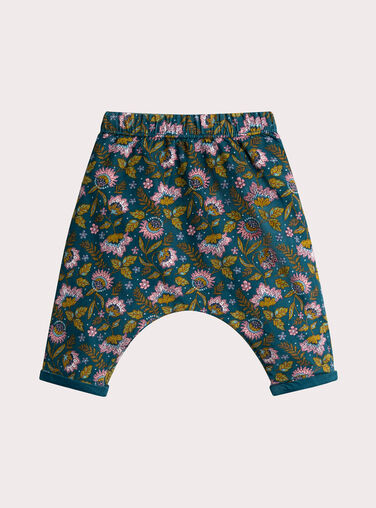 Reversible velvet pants for baby girl  VIKLIPAN1 / 24WG0942PANC217