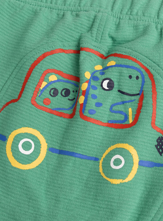 Green PANTS WUFIPAN3 / 25SG1054PAN630