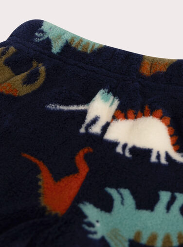 Blue fleece pajamas for boys  VEGOPYJBOA2 / 24WH1295PYJ705