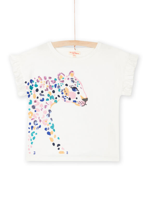 T-shirt with panther print RANAUTI2 / 23S901N1TMC001