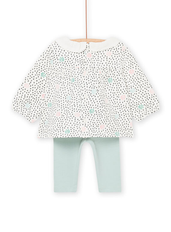 Floral print blouse and pants POU1ENS2 / 22WF0381ENS001