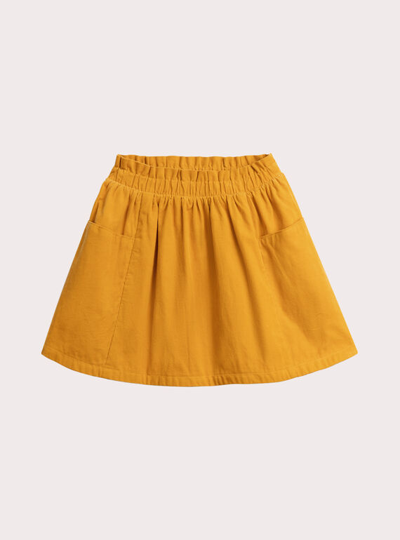 Reversible leopard corduroy skirt for girls  VABAJUP / 24W901Q1JUPB106