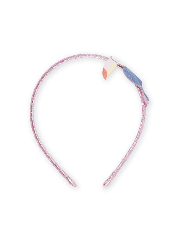 Pink headband with 3D toucan RYAJOSERR1 / 23SI01B4TET326