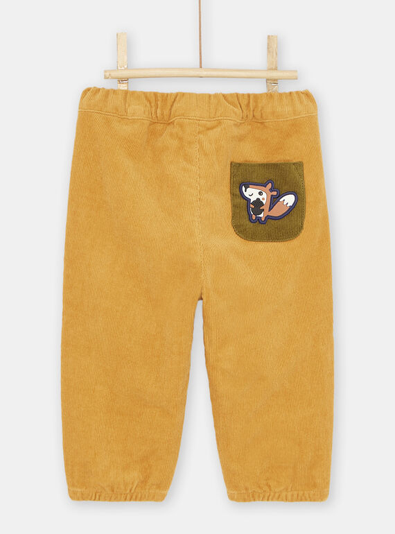 Baby Boy Honey Velvet Pants SUJOPAN2 / 23WG10B3PAN107