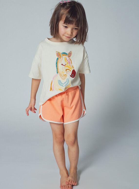 Dark off white TEE SHIRT SS WAPRITI3 / 25S901S3TMC003