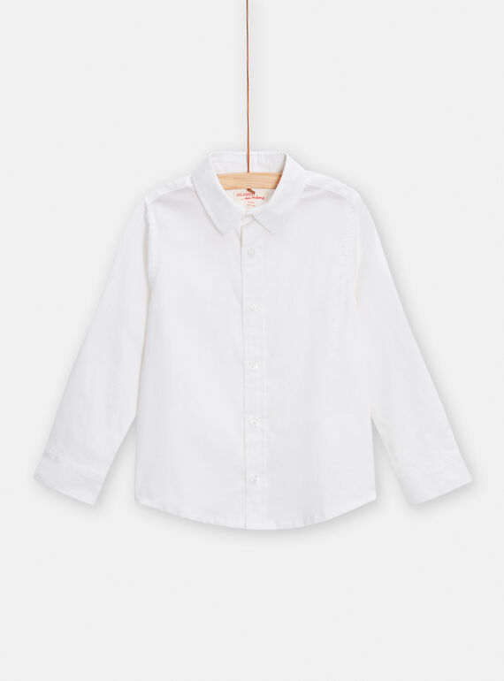 Boy's white shirt TOESCHEM2 / 24S902V1CHM000