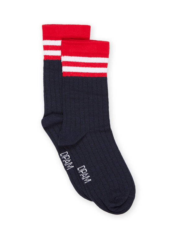Socks with stripes on the top RYOJOCHOS2 / 23SI027ESOQ705