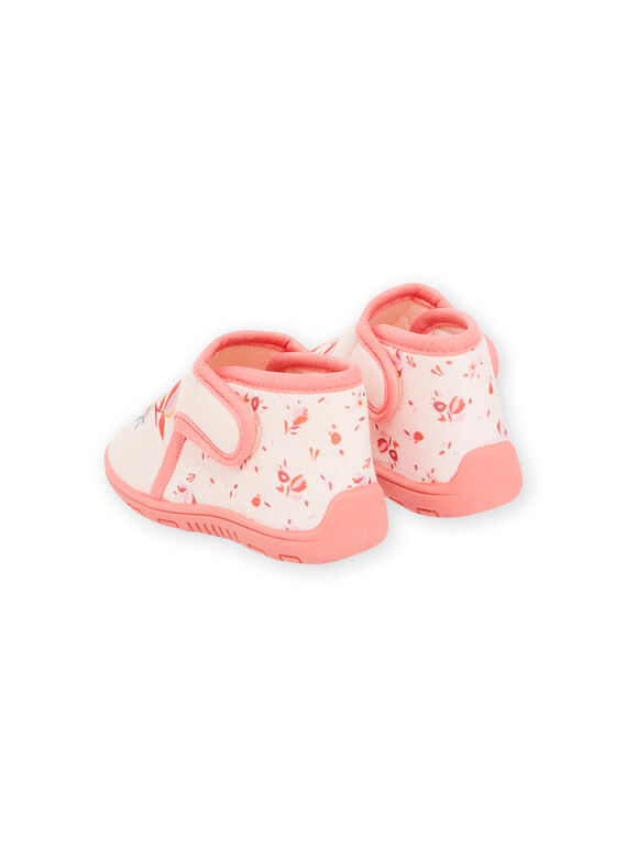 Pink booties with fancy print RIPANTBIRD / 23KK3742D0A030