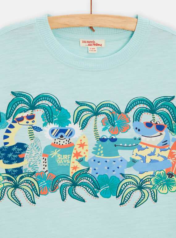 Water blue TEE SHIRT SS TORYTI3 / 24S902U1TMC213