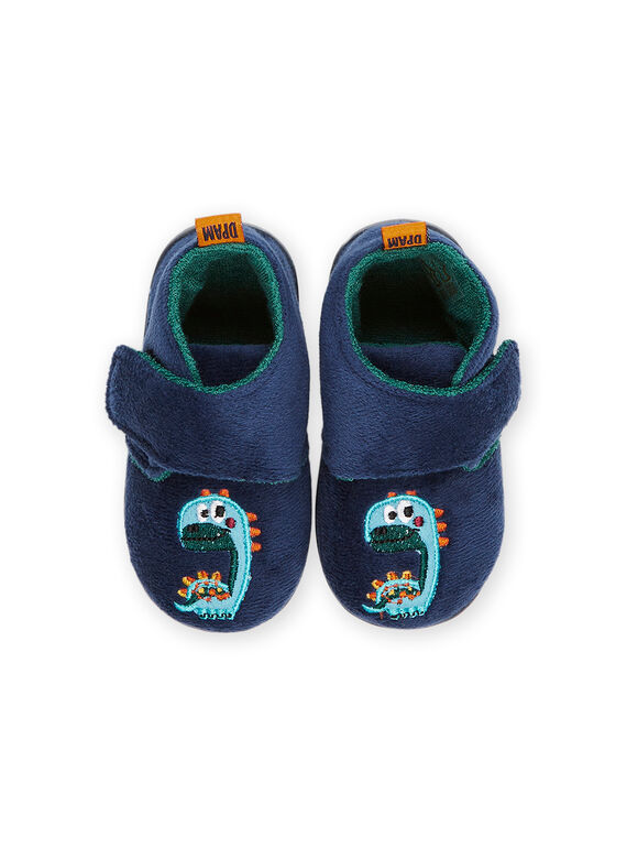 Slippers booties with dinosaur print PUPANTSAUR / 22XK3841D0A070