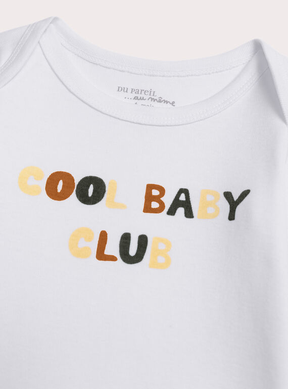 White UNDERWEAR BODY XEGABODCOOL / 25WH1443BDL000