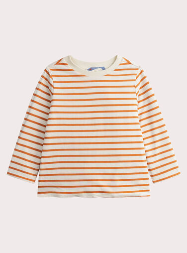 Reversible striped T-shirt with a cowboy print Reversible striped T-shirt with a cowboy print WOLANTEE3 / 25S90242TML005