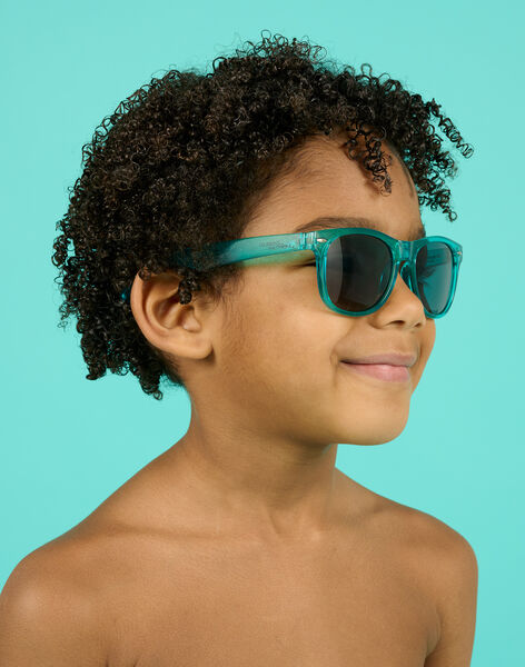 Child boy turquoise sunglasses NYOMERLUN1 / 22SI02L1LUS202