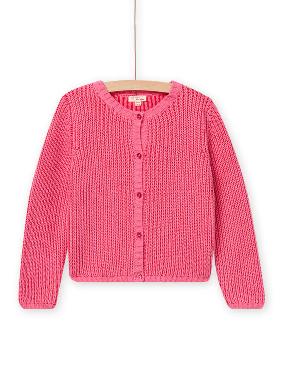 Pink cardigan child girl NAFLACAR / 22S901R1CAR302
