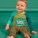 Baby boy khaki green multi-pocket pants