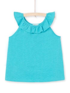 Turquoise TANK TOP LAJODEB3 / 21S901F3D27C216