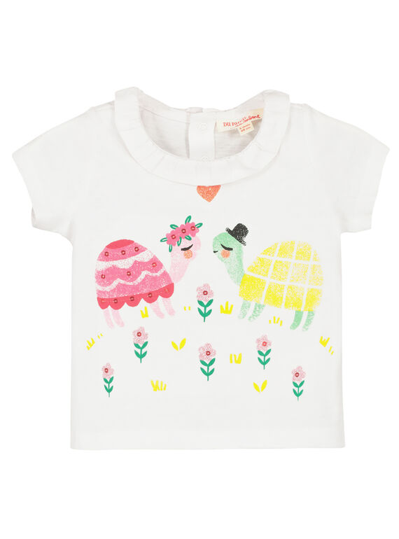 Baby girls' printed T-shirt FIYEBRA / 19SG09M1BRA000