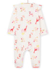 Giraffe print sleep suit REFIGREANI / 23SH13D2GRE001