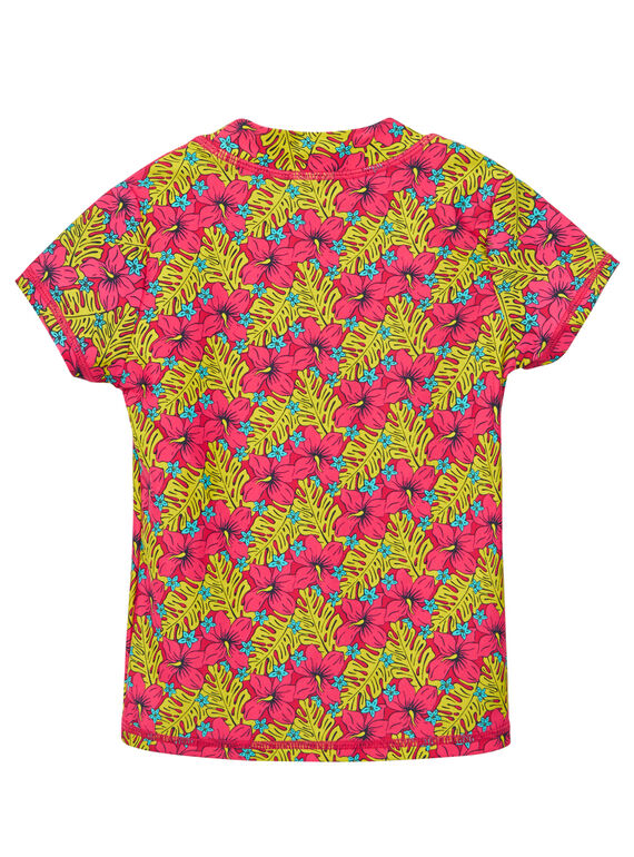 Red Anti-UV T-Shirt JYAMERUV / 20SI01K1TUVF510