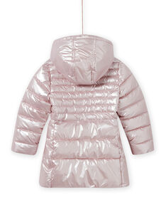 Metallic pink waterproof jacket, child girl MALONDOUN1 / 21W90158D3ED300