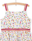 White butterflies and hearts dress child girl NAHOROB4 / 22S901T1ROB000