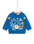 Bouclette embroidery animation sweatshirt PUCISWE / 22WG10M1SWE702