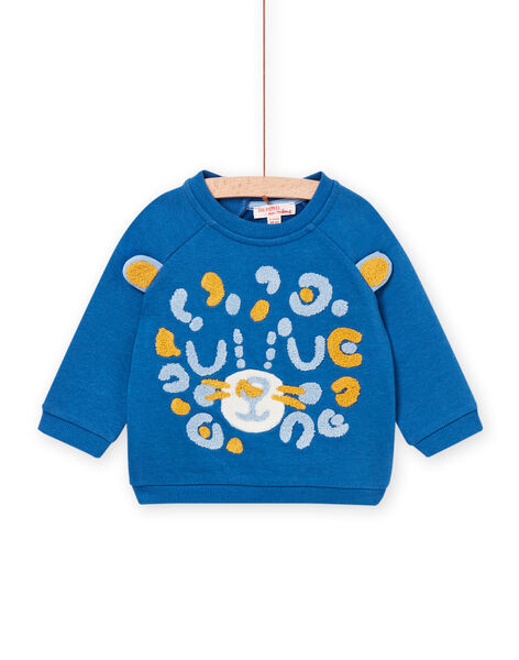 Bouclette embroidery animation sweatshirt PUCISWE / 22WG10M1SWE702