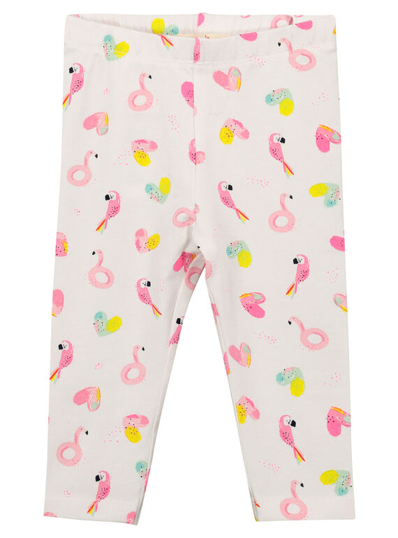 Baby girls' printed leggings FYICULEG / 19SI09N1CAL099