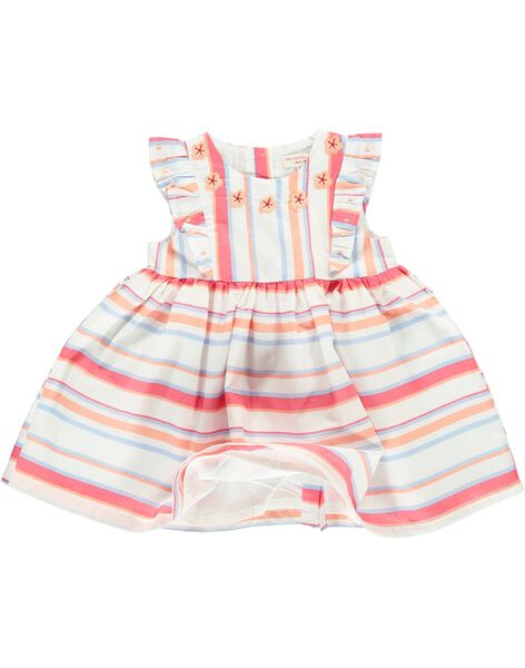 Baby girls' sleeveless dress CIBUROB2 / 18SG09K3ROB099