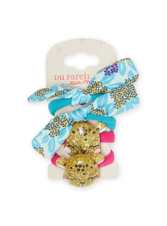 Lot of 4 elastic bands child girl NYAJOELA4 / 22SI0195ELA202