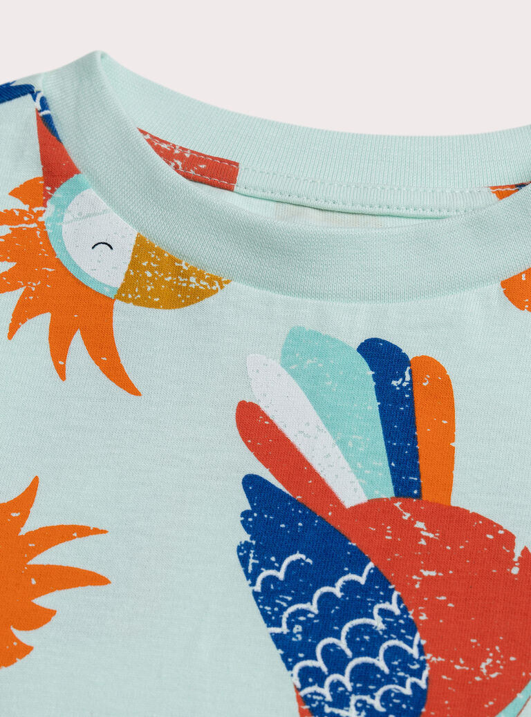 Pale turquoise PYJAMA WEGOPYCARA / 25SH12V4PYJ203