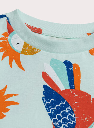 Pale turquoise PYJAMA WEGOPYCARA / 25SH12V4PYJ203