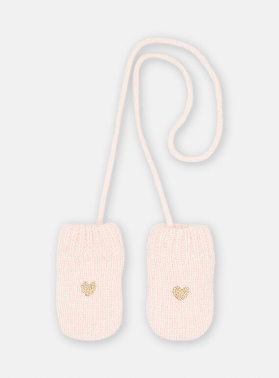 Pink mittens SYICHEGAN / 23WI0991GAND310