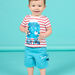 baby boy Caribbean blue Bermuda shorts