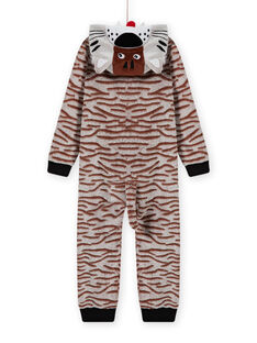 Child boy soft boa tiger pajamas MEGOSURTIG / 21WH1291D4F008